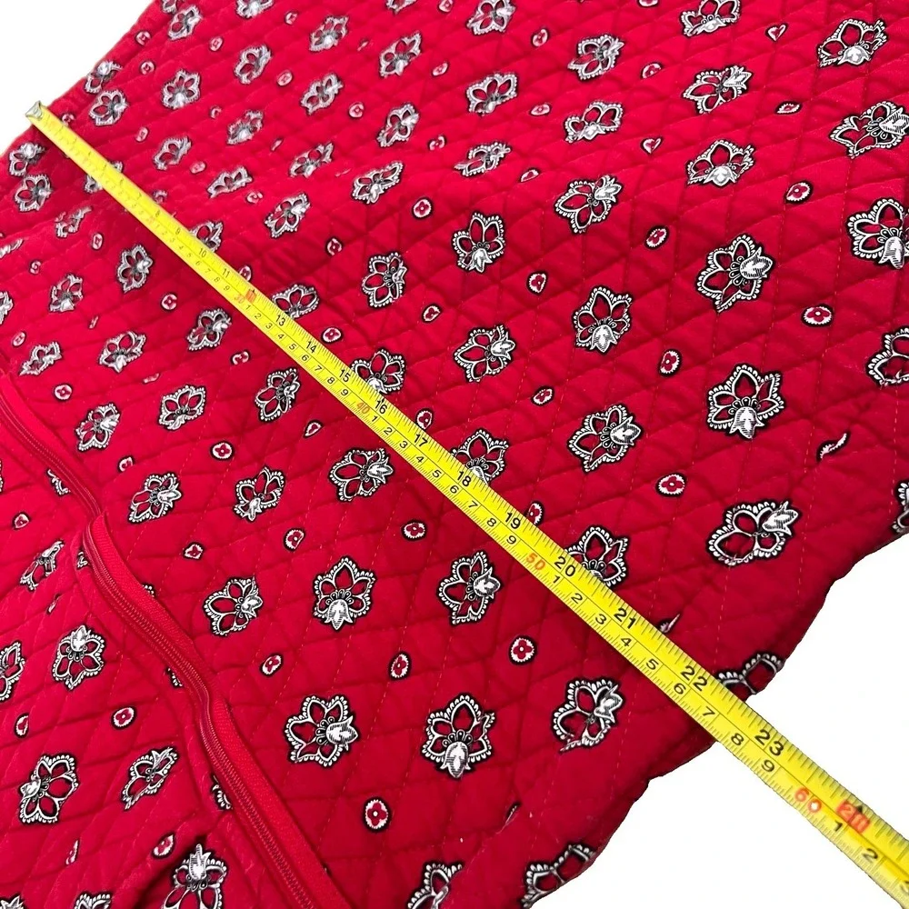 Vera Bradley Americana Red Garment Travel Bag Retired Vintage